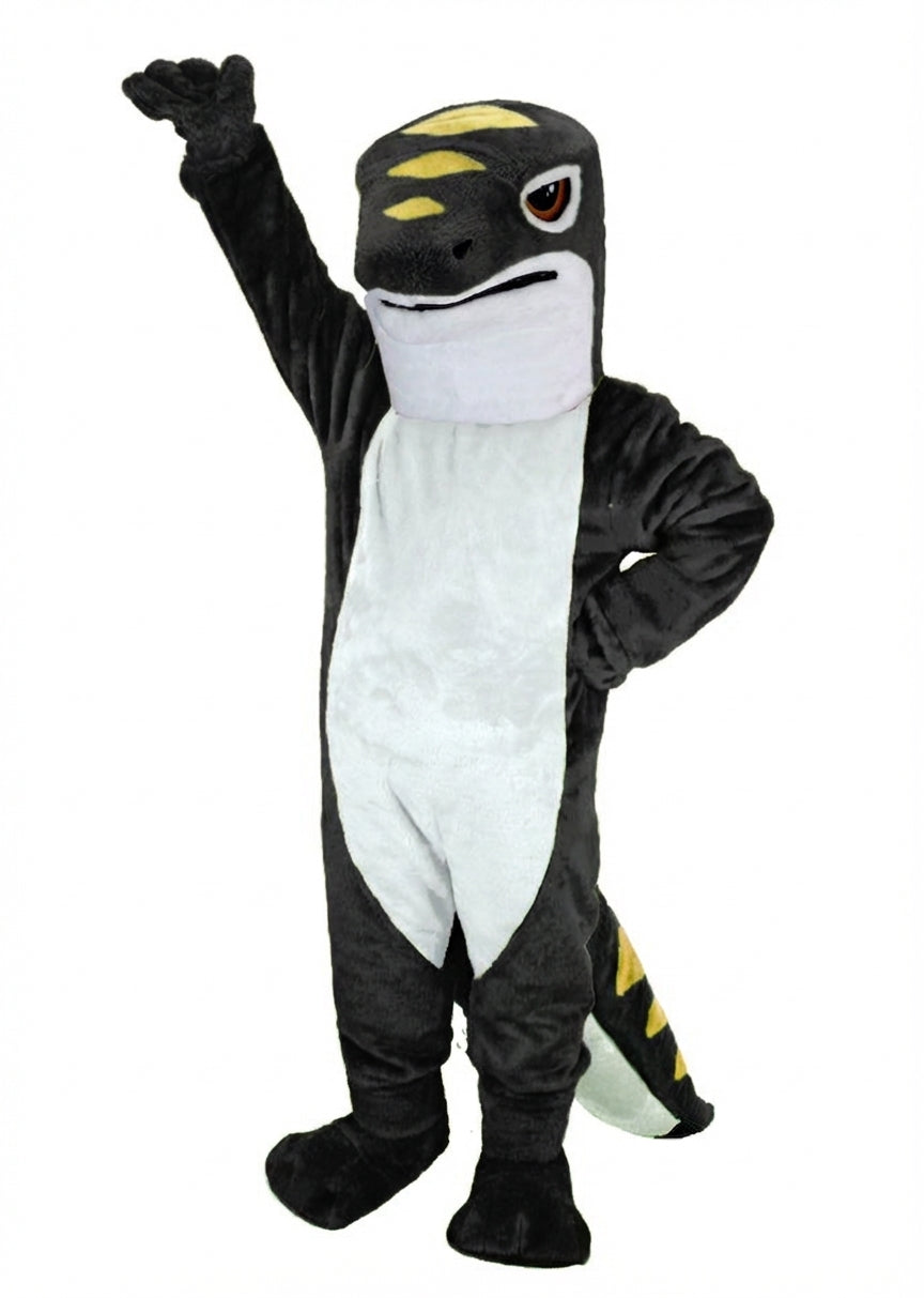 Gecko Mascot (Thermolite) - Short fur / Black mascot costume