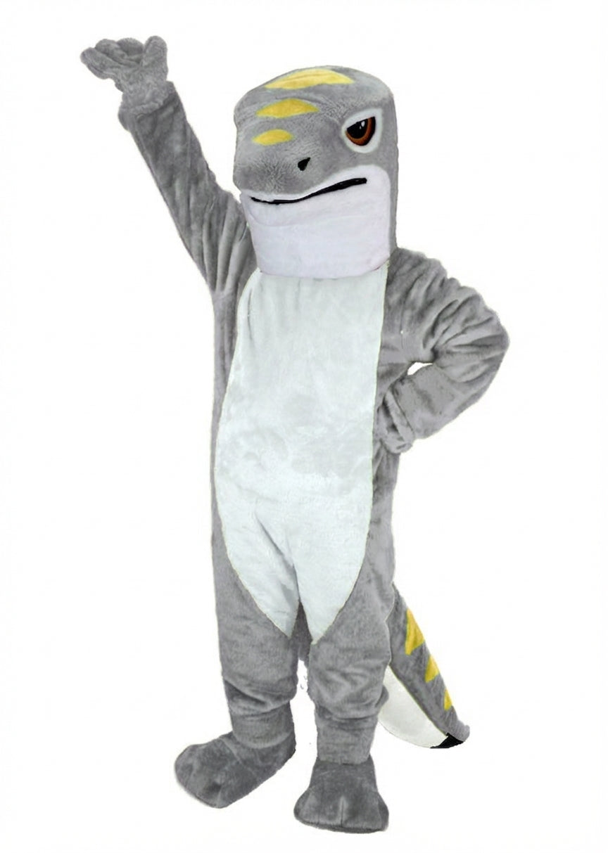 Gecko Mascot (Thermolite) - Short fur / Grey mascot costume