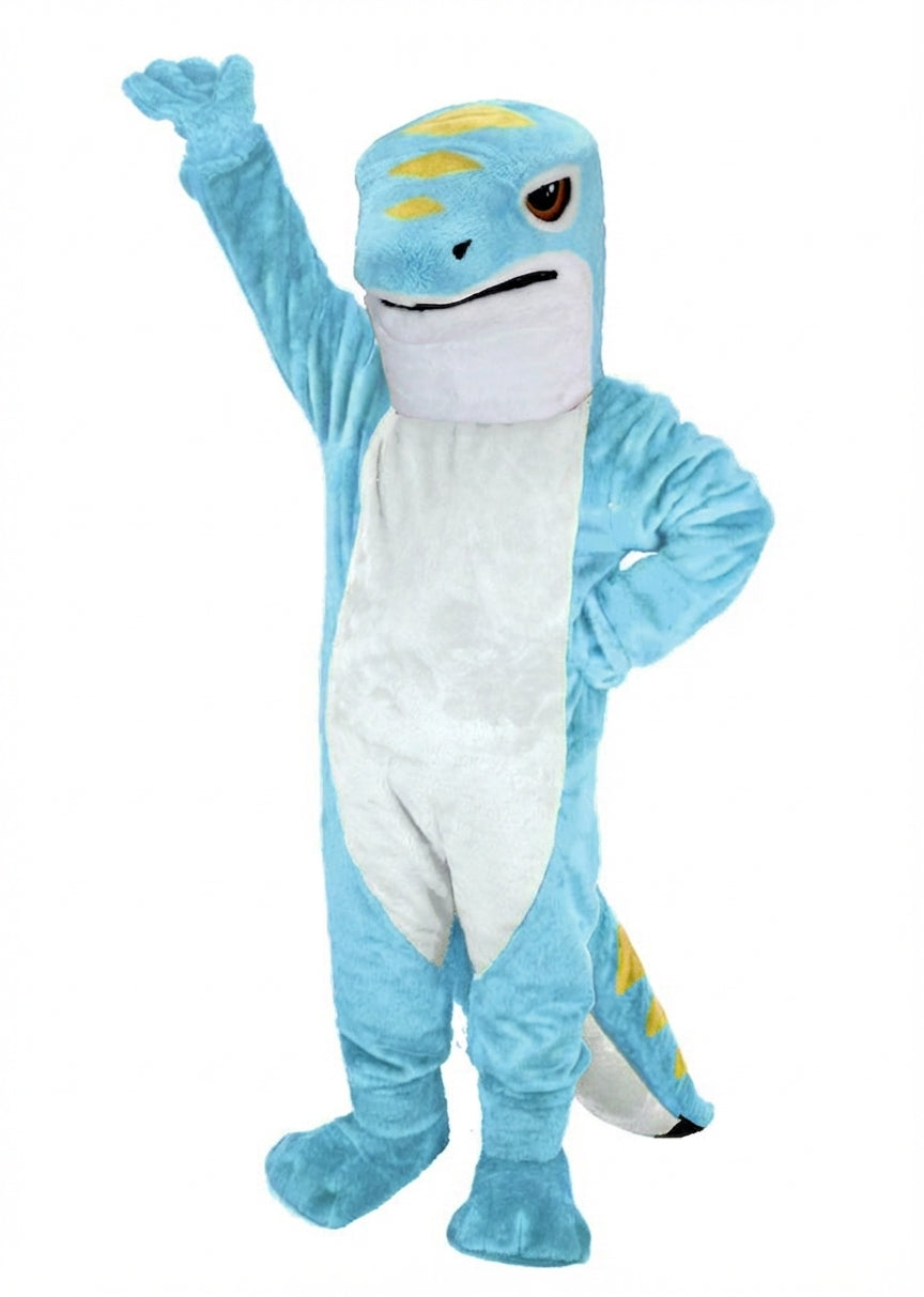 Gecko Mascot (Thermolite) - Short fur / Light blue mascot costume