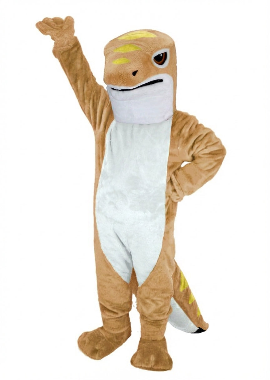Gecko Mascot (Thermolite) - Short fur / Light Brown mascot costume