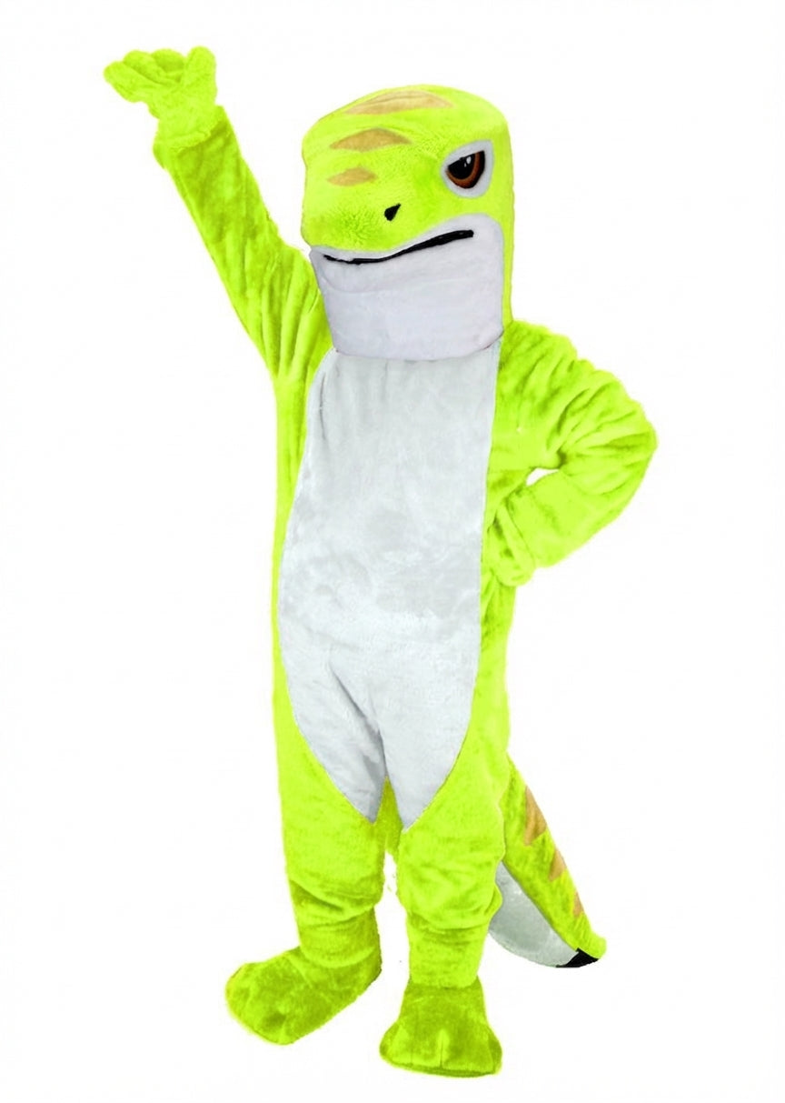 Gecko Mascot (Thermolite) - Short fur / Lime mascot costume