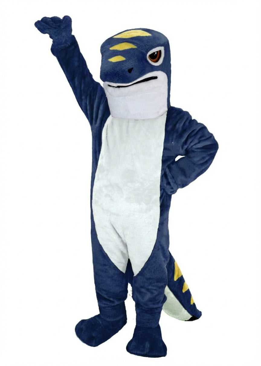 Gecko Mascot (Thermolite) - Short fur / Navy Blue mascot costume