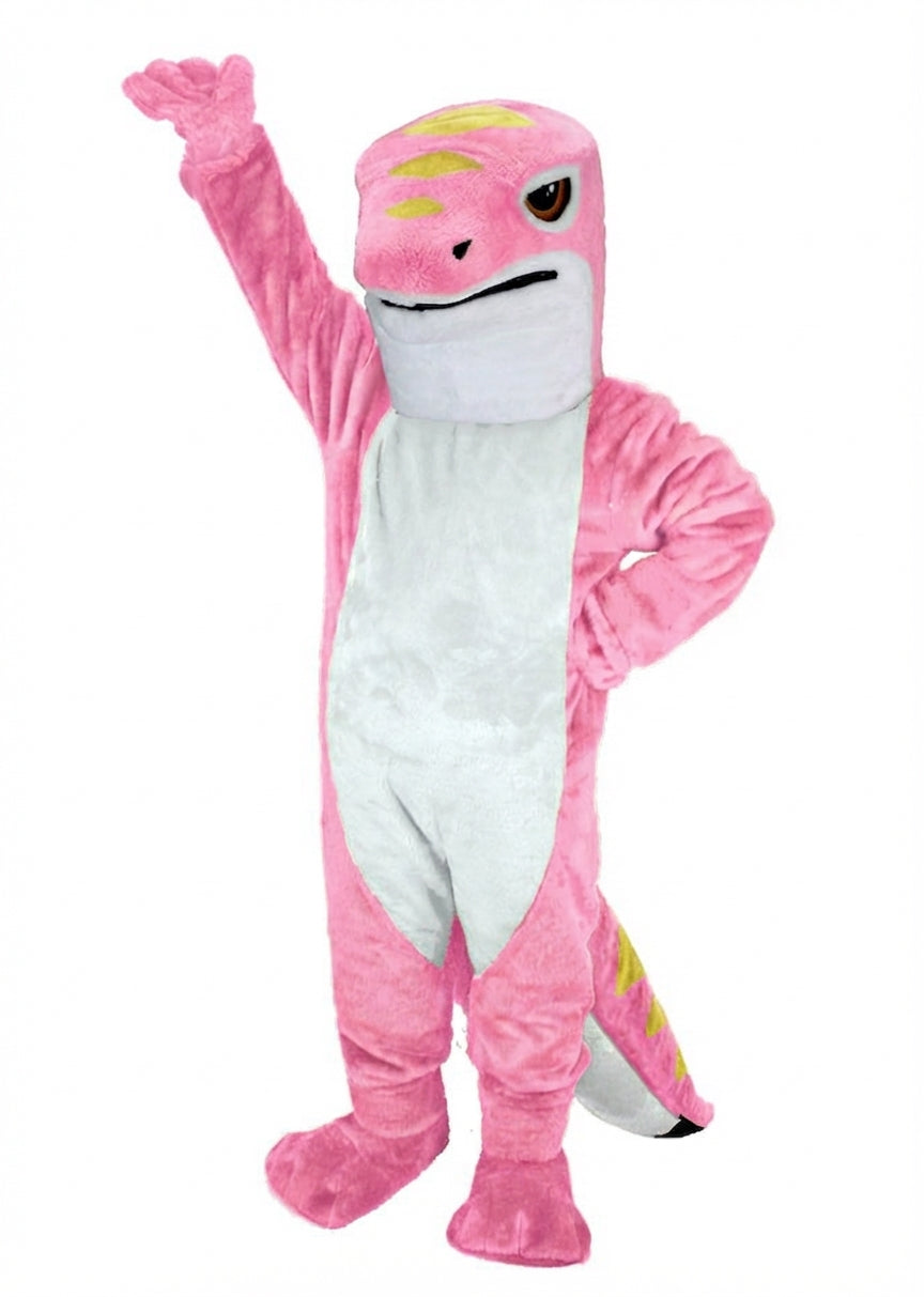 Gecko Mascot (Thermolite) - Short fur / Pink mascot costume
