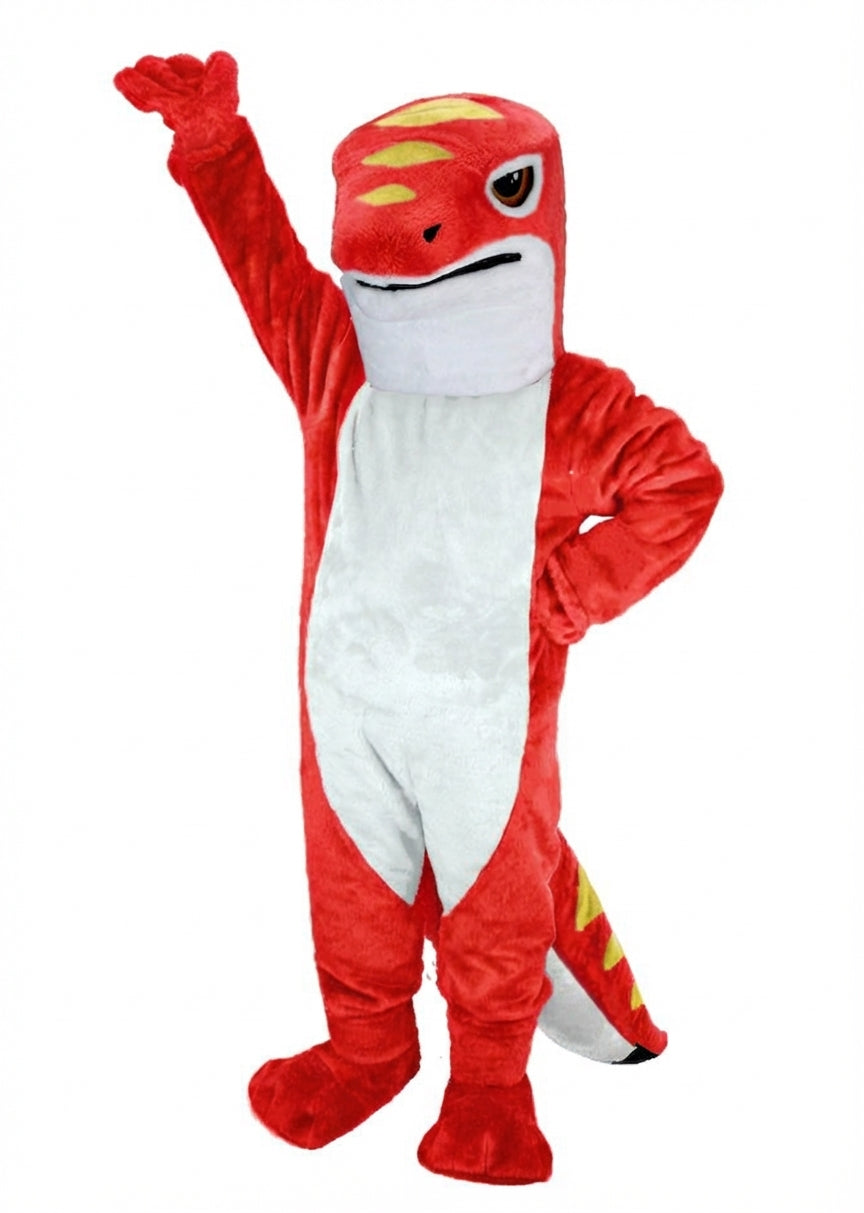 Gecko Mascot (Thermolite) - Short fur / Red mascot costume
