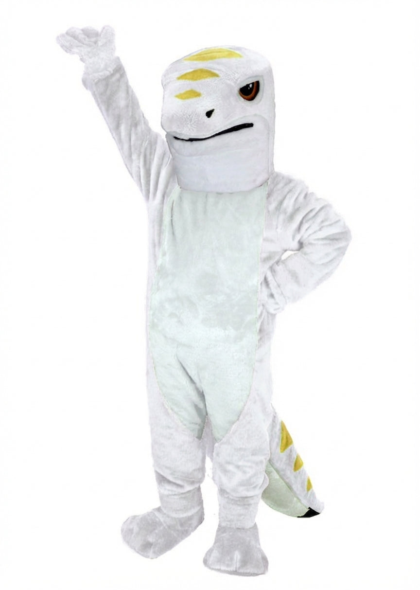 Gecko Mascot (Thermolite) - Short fur / White mascot costume