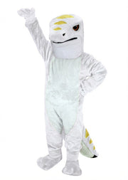 Gecko Mascot (Thermolite) - Short fur / White mascot costume