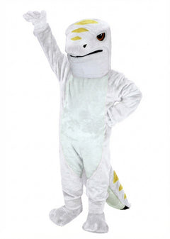 Gecko Mascot (Thermolite) - Short fur / White mascot costume