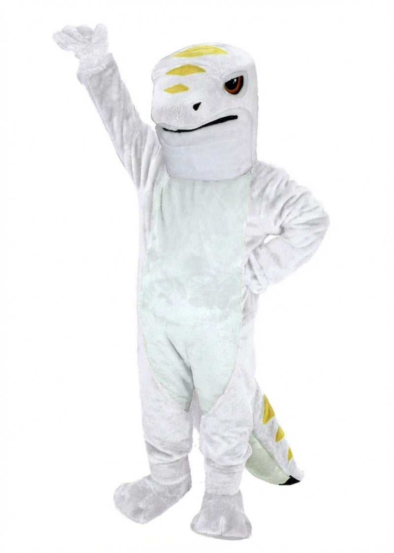 Gecko Mascot (Thermolite) - Short fur / White mascot costume