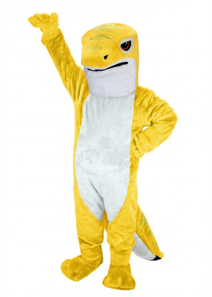 Gecko Mascot (Thermolite) - Short fur / Yellow mascot costume