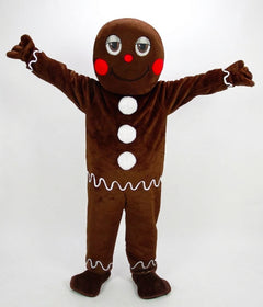 Gingerbread Man Mascot Costume - professional mascot costume from The Mascot Store