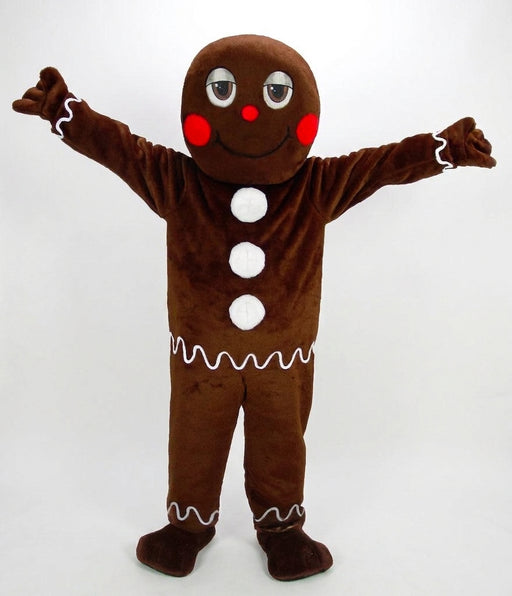 Gingerbread Man Mascot Costume - professional mascot costume from The Mascot Store