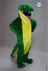 Green Snake Mascot