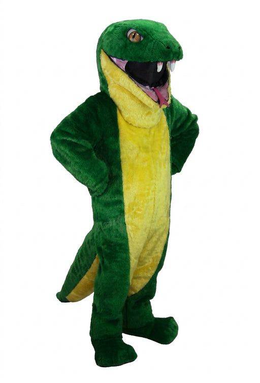 Green Snake Mascot Costume - professional mascot costume from The Mascot Store
