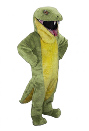 Green Snake Mascot - short fur Lime
