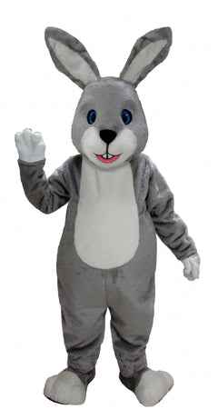 Grey Bunny Mascot Costume (Thermolite) - professional mascot costume from The Mascot Store
