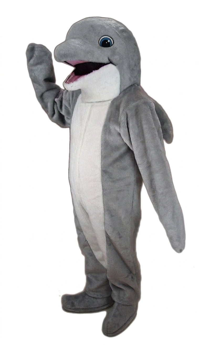 Grey Dolphin Mascot Costume - professional mascot costume from The Mascot Store