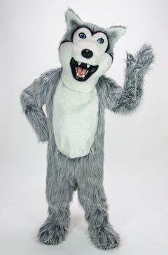 Grey Husky Mascot (Polyfoam) Costume - professional mascot costume from The Mascot Store
