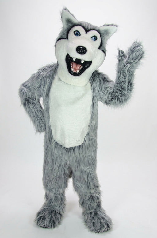 Grey Husky Mascot (Polyfoam) Costume - professional mascot costume from The Mascot Store