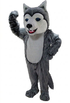 Grey Husky Mascot Costume (Thermolite) - professional mascot costume from The Mascot Store