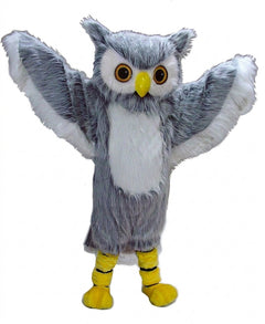 Grey Owl Mascot Costume - professional mascot costume from The Mascot Store