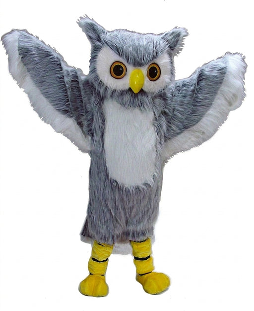 Grey Owl Mascot Costume - professional mascot costume from The Mascot Store