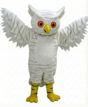 Grey Owl Mascot - Short fur / Albino Tiger mascot costume