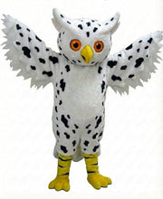 Grey Owl Mascot - Short fur / Dalmatian mascot costume