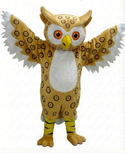 Grey Owl Mascot - Short fur / Jaguar mascot costume