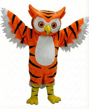 Grey Owl Mascot - Short fur / Tiger mascot costume