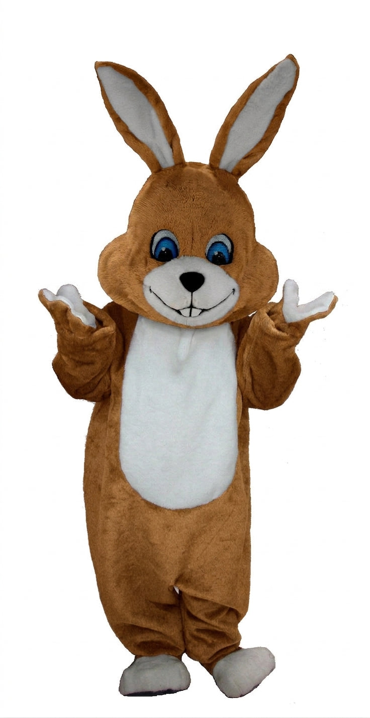 Grey Rabbit Mascot (Thermolite) - Medium fur / Brown mascot costume