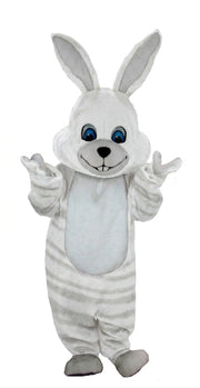 Grey Rabbit Mascot (Thermolite) - Short fur / Albino Tiger mascot costume