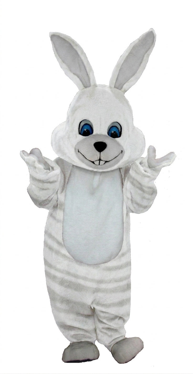 Grey Rabbit Mascot (Thermolite) - Short fur / Albino Tiger mascot costume