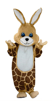 Grey Rabbit Mascot (Thermolite) - Short fur / Giraffe mascot costume