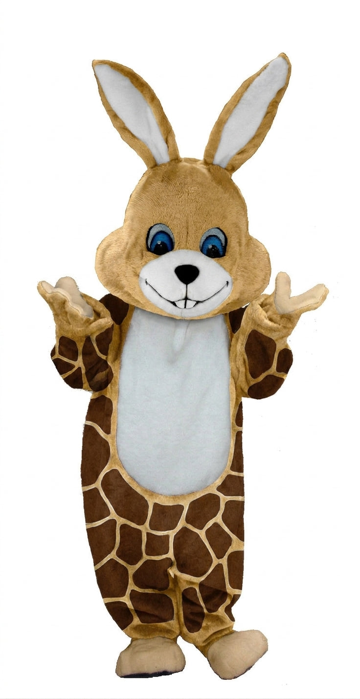 Grey Rabbit Mascot (Thermolite) - Short fur / Giraffe mascot costume