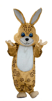 Grey Rabbit Mascot (Thermolite) - Short fur / Leopard mascot costume