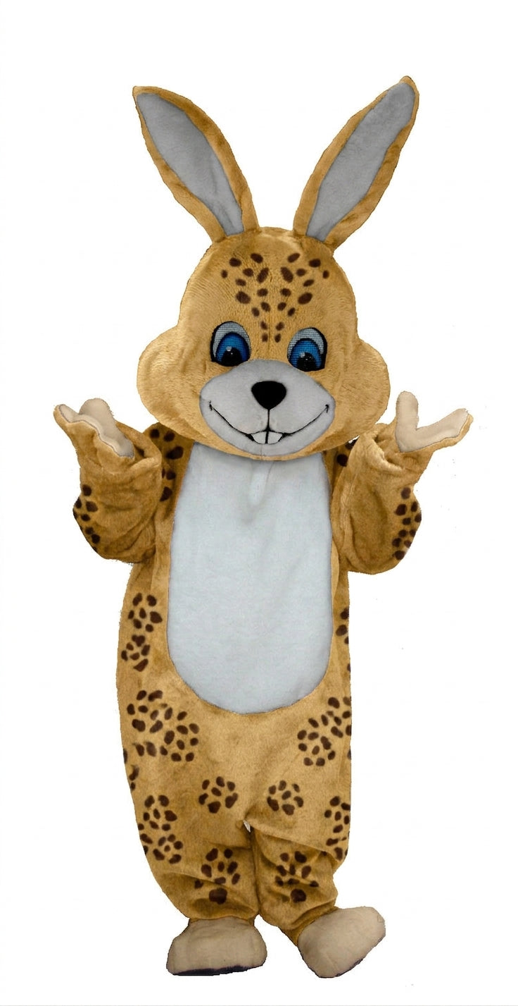 Grey Rabbit Mascot (Thermolite) - Short fur / Leopard mascot costume