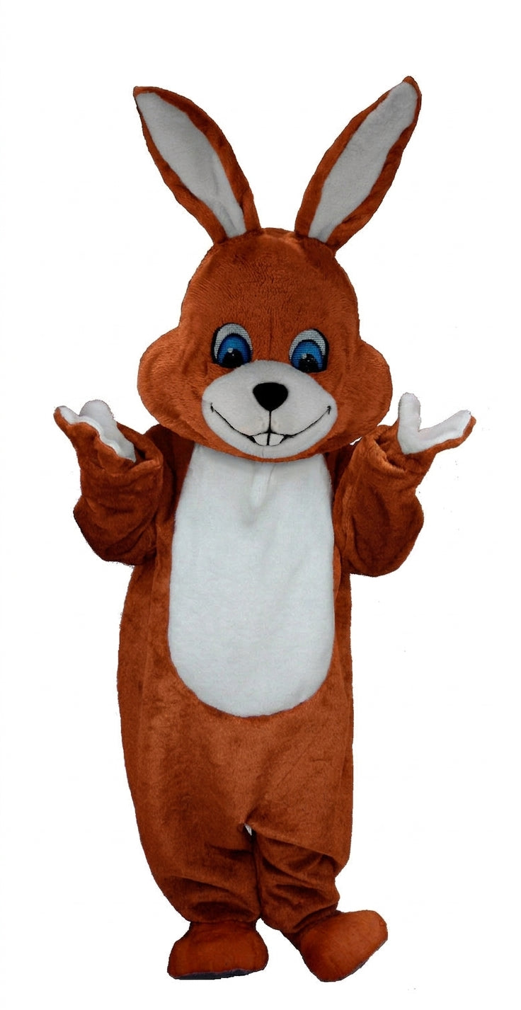 Grey Rabbit Mascot (Thermolite) - Short fur / Rust mascot costume