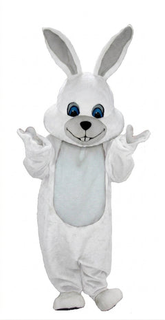 Grey Rabbit Mascot (Thermolite) - Short fur / White mascot costume