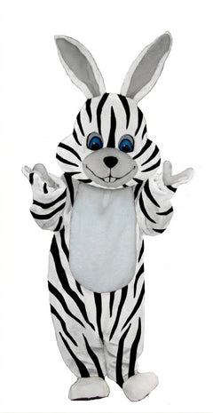 Grey Rabbit Mascot (Thermolite) - Short fur / Zebra mascot costume