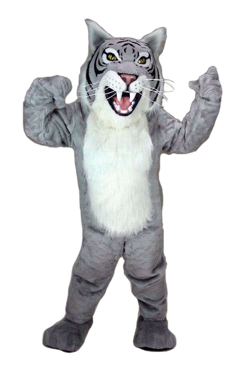 Grey Wildcat Mascot Costume - professional mascot costume from The Mascot Store