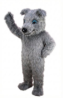 Greyhound Dog Mascot (Thermolite) - Long fur / Grey mascot costume
