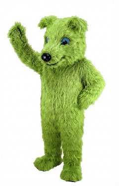 Greyhound Dog Mascot (Thermolite) - Long fur / Lime mascot costume
