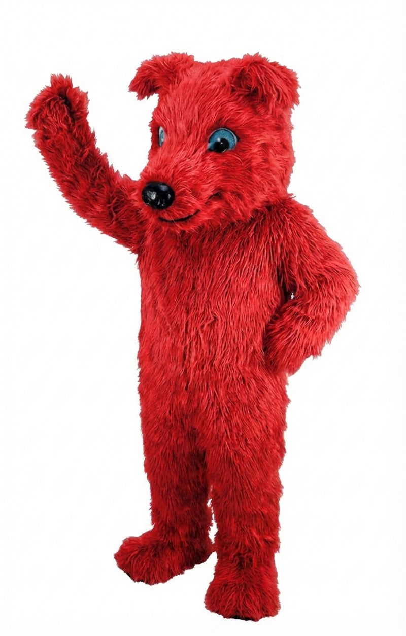 Greyhound Dog Mascot (Thermolite) - Long fur / Red mascot costume