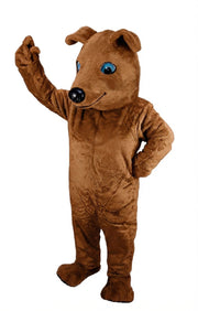 Greyhound Dog Mascot (Thermolite) - Medium fur / Brown mascot costume