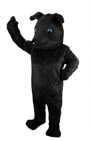 Greyhound Dog Mascot (Thermolite) - Short fur / Black mascot costume
