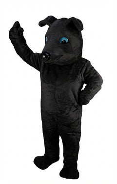Greyhound Dog Mascot (Thermolite) - Short fur / Black mascot costume