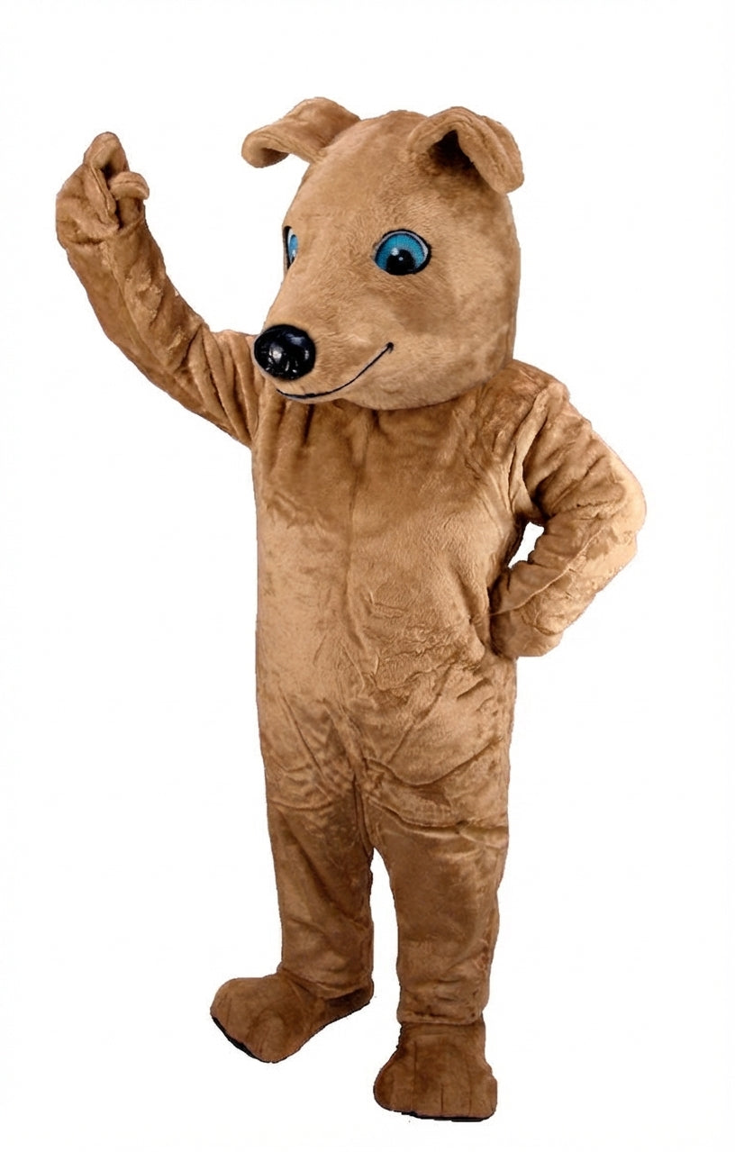 Greyhound Dog Mascot (Thermolite) - Short fur / Light Brown mascot costume