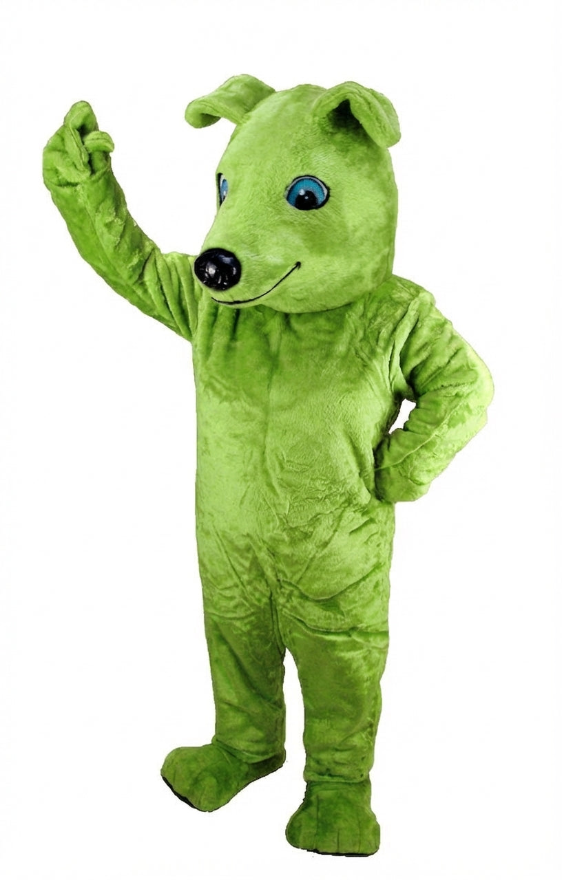 Greyhound Dog Mascot (Thermolite) - Short fur / Lime mascot costume
