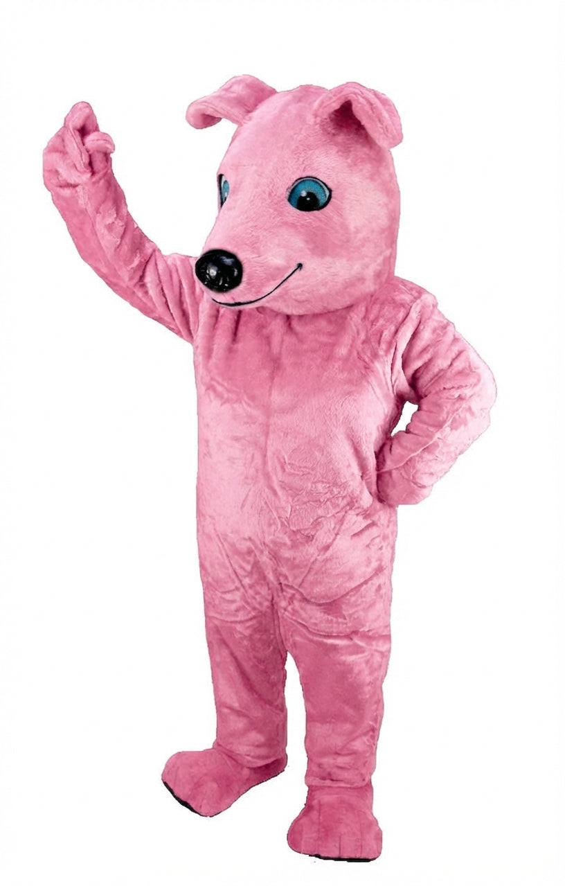 Greyhound Dog Mascot (Thermolite) - Short fur / Pink mascot costume