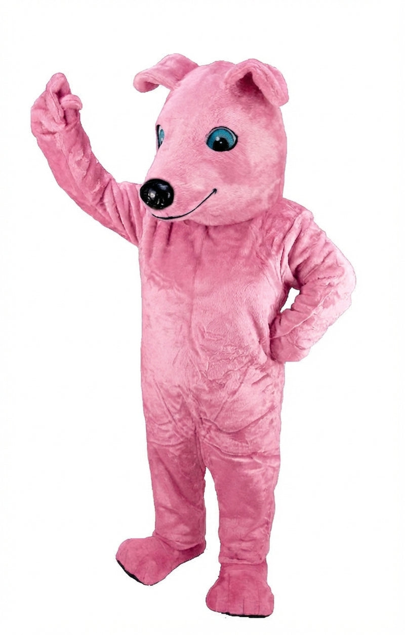 Greyhound Dog Mascot (Thermolite) - Short fur / Pink mascot costume